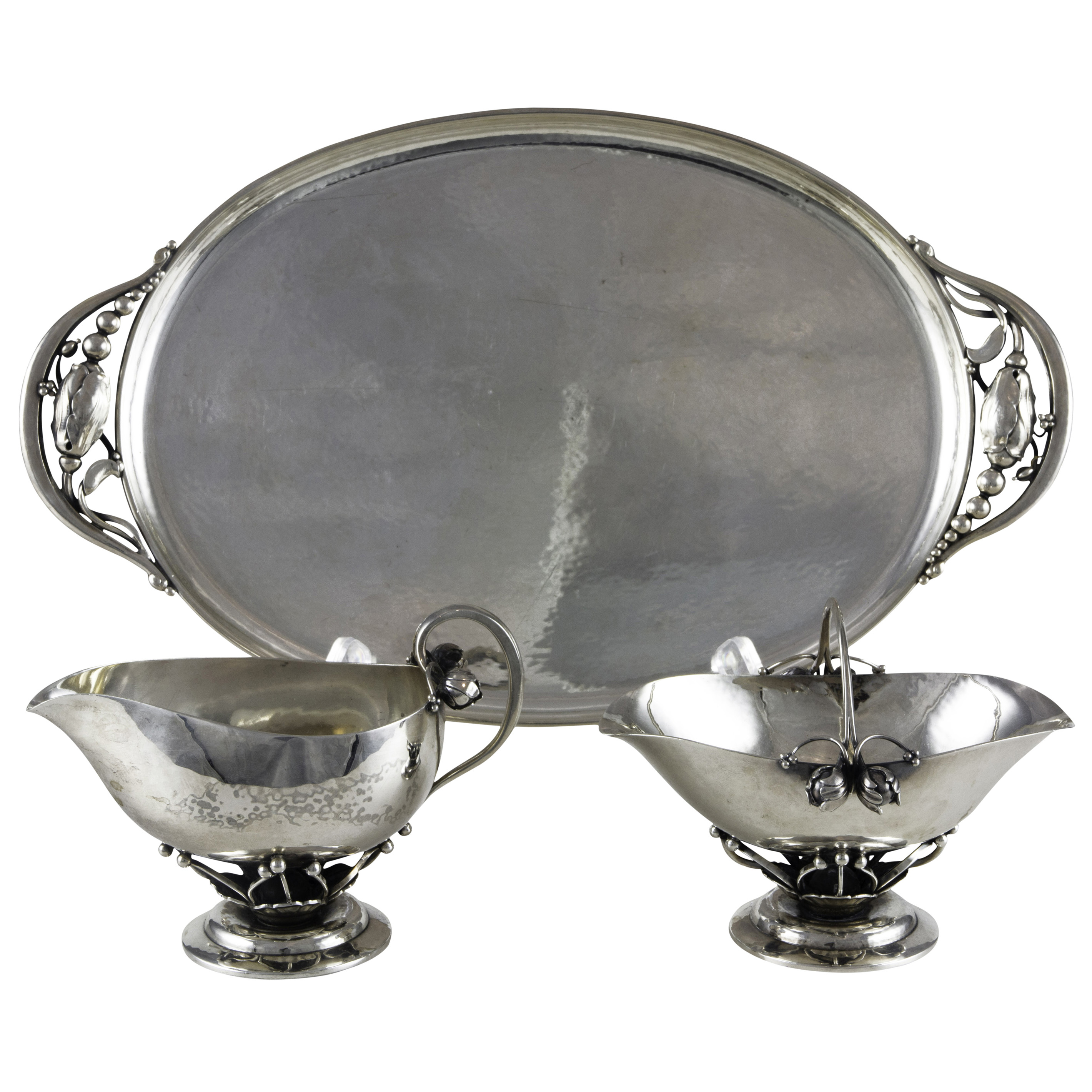 A GEORG JENSEN BLOSSOM STERLING