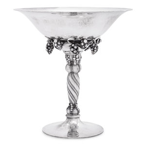 A Georg Jensen Silver Compote