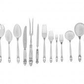 A Georg Jensen Silver Flatware
