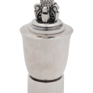 A Georg Jensen Silver Pepper Mill