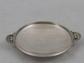 A Georg Jensen silver shallow