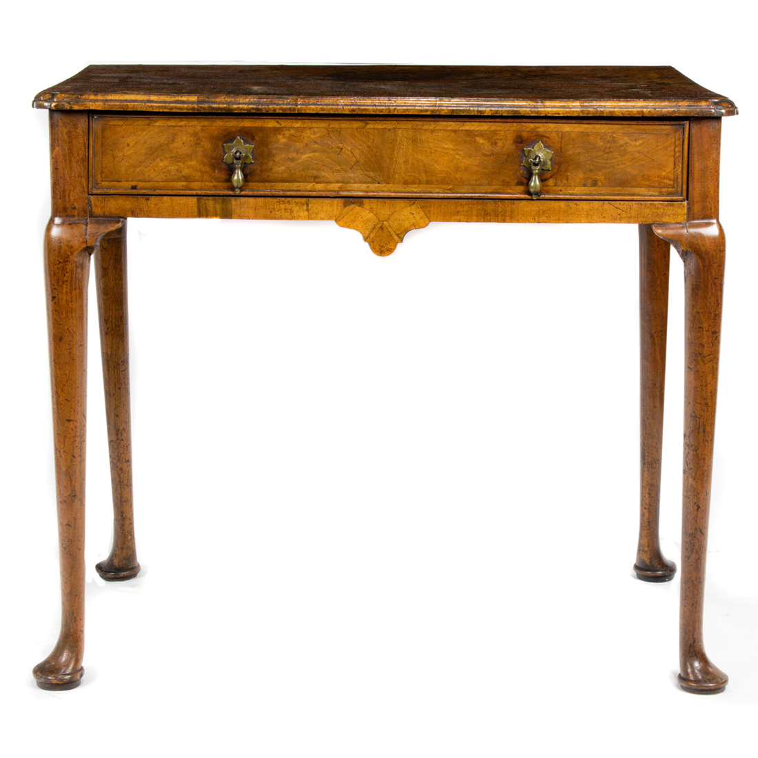 A GEORGE I SINGLE DRAWER WRITING