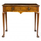 A GEORGE I SINGLE DRAWER WRITI