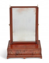 A GEORGE I WALNUT DRESSING MIR