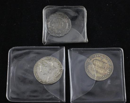 A George II 1737 Shilling roses and