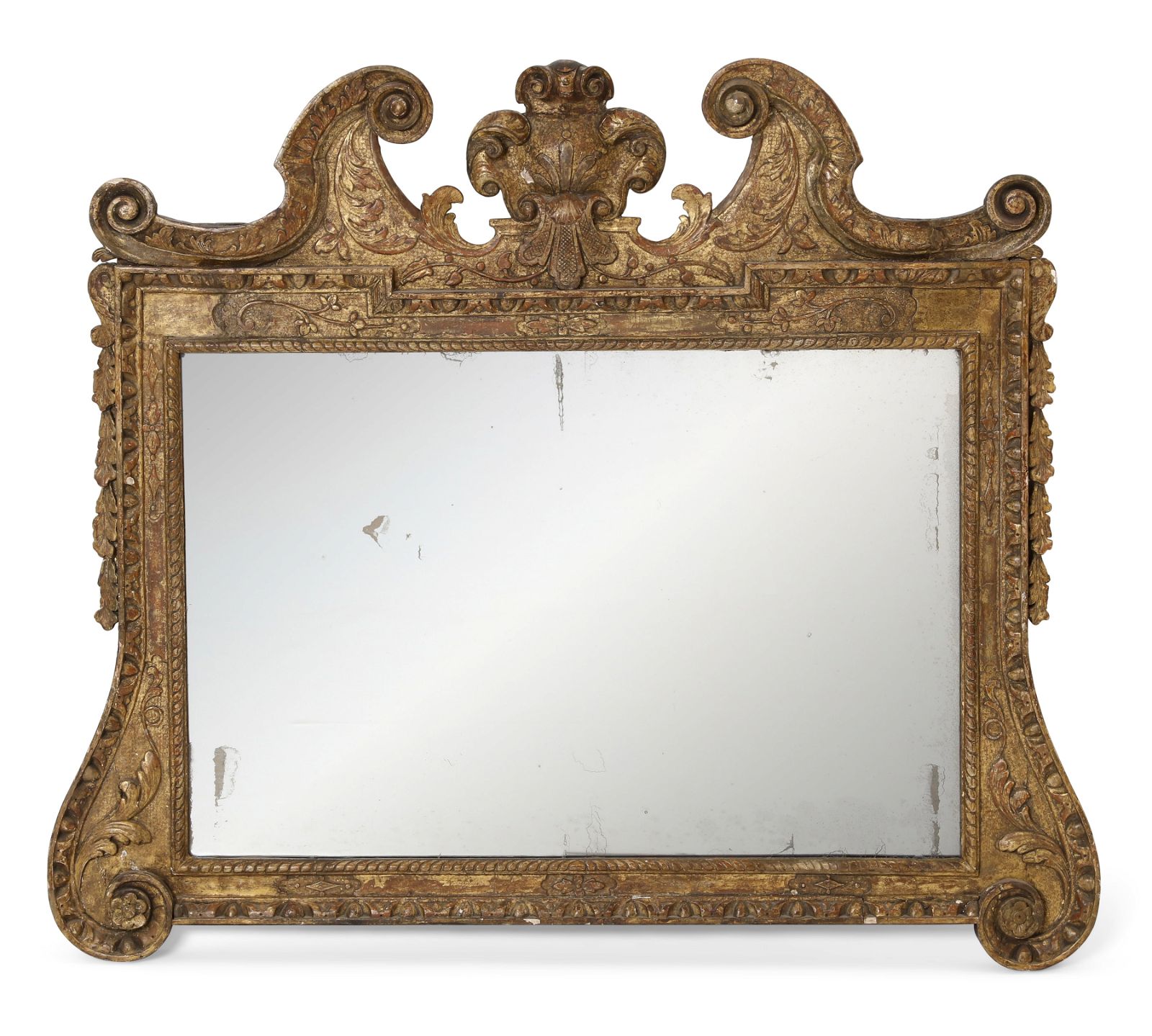 A GEORGE II CARVED GILTWOOD