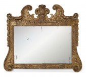 A GEORGE II CARVED GILTWOOD OV