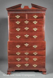 A George II Carved Mahogany Ch