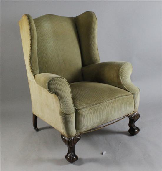 A George II design carved beech