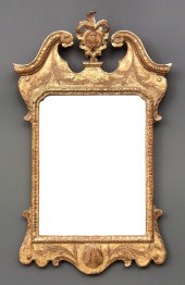 A George II gilt rectangular w