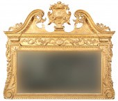 A GEORGE II GILTWOOD OVERMANTL