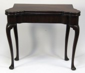 A George II mahogany and walnu