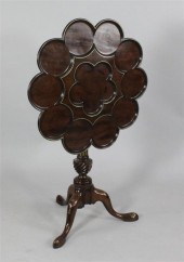 A George II mahogany and brass