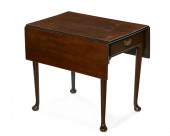 A GEORGE II MAHOGANY PEMBROKE