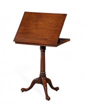A GEORGE II MAHOGANY READING T