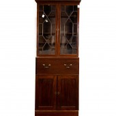 A GEORGE II MAHOGANY SECRETARY