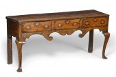 A GEORGE II PROVINCIAL OAK DRE