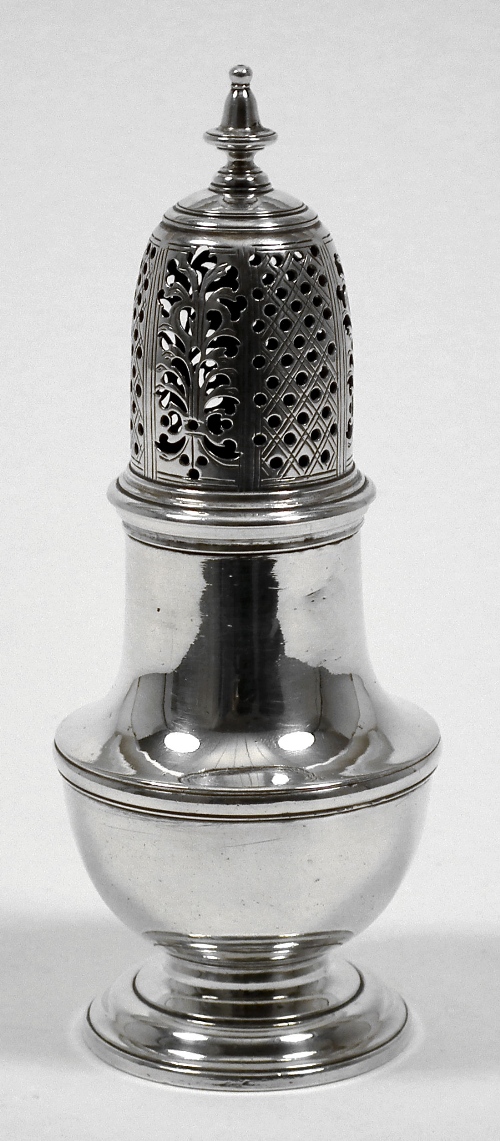 A George II silver baluster