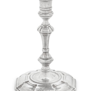 A George II Silver Candlestick