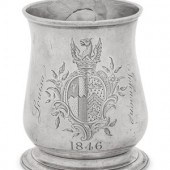 A George II Silver Cann
Maker'