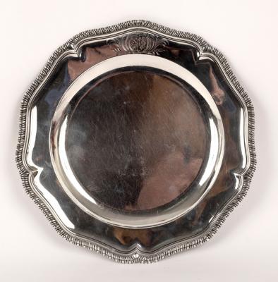 A George II silver plate, George