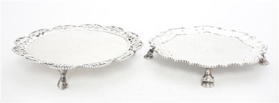 A George II Silver Salver Robert