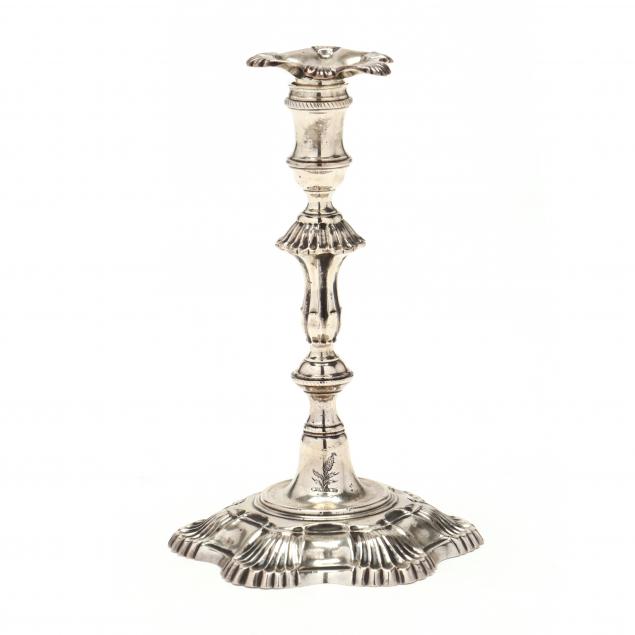 A GEORGE II SILVER SEXFOIL