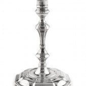 A George II Silver Taperstick