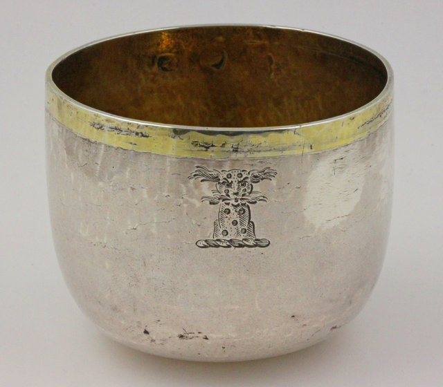 A George II silver tumbler cup
