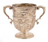 A George II silver two-handled