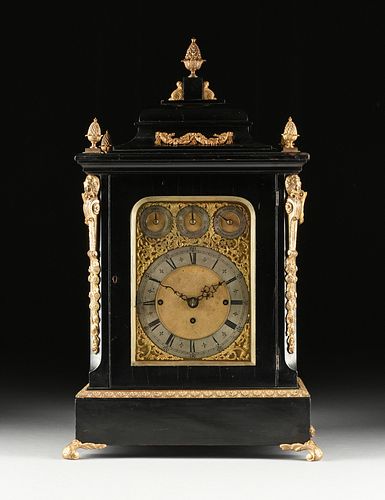 A GEORGE II STYLE GILT BRASS