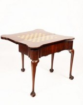 A George II style mahogany gam