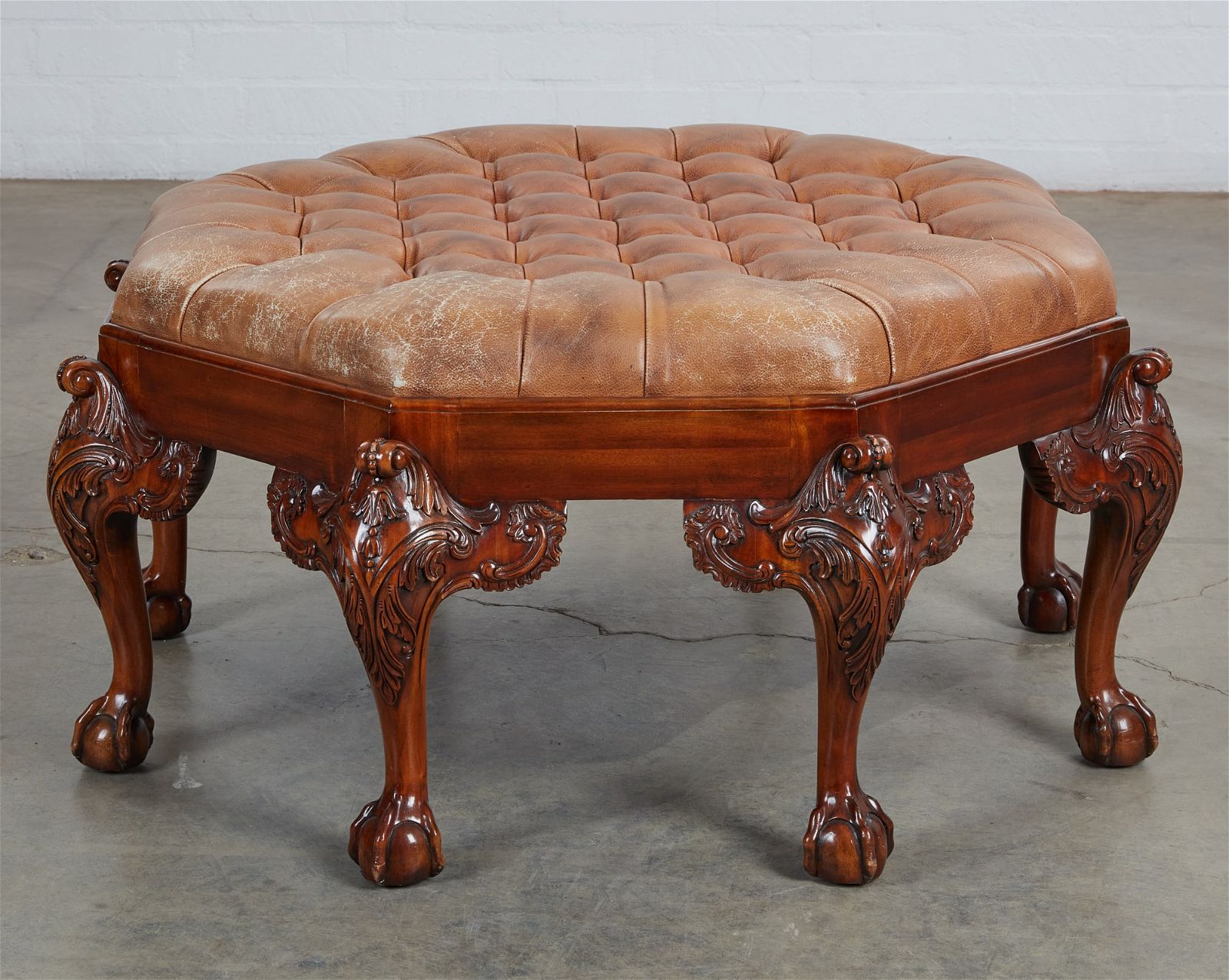 A GEORGE II STYLE OCTAGONAL