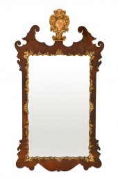 A GEORGE II STYLE PARCEL GILT