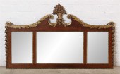 A GEORGE II STYLE WALNUT OVERM