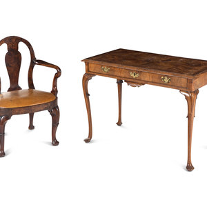 A George II Style Walnut Writing