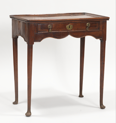 A George II Walnut Lowboy Lovely