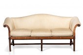 A GEORGE II WALNUT SOFAA Georg