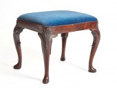 A GEORGE II WALNUT STOOLA Geor