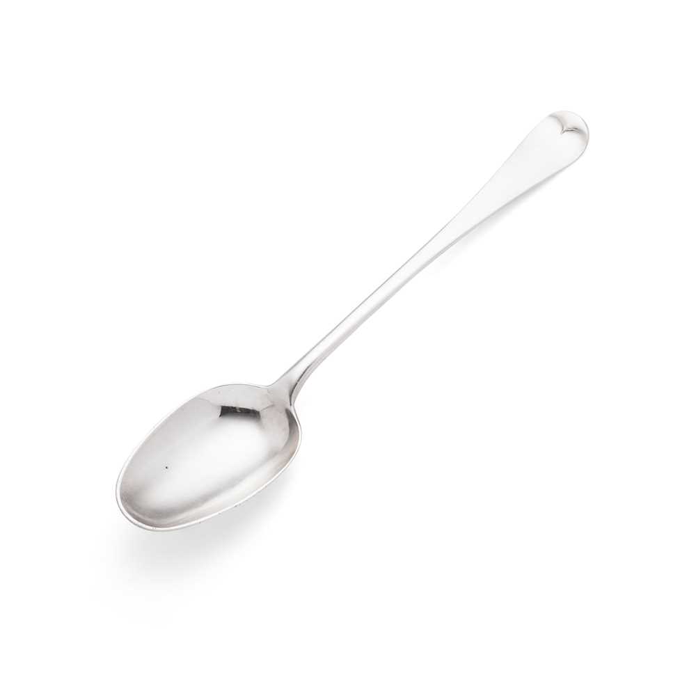 A GEORGE III BASTING SPOON IC,