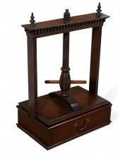 A GEORGE III  BOOK PRESSA Geor