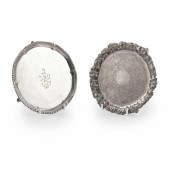 A GEORGE III CARD TRAY Robert
