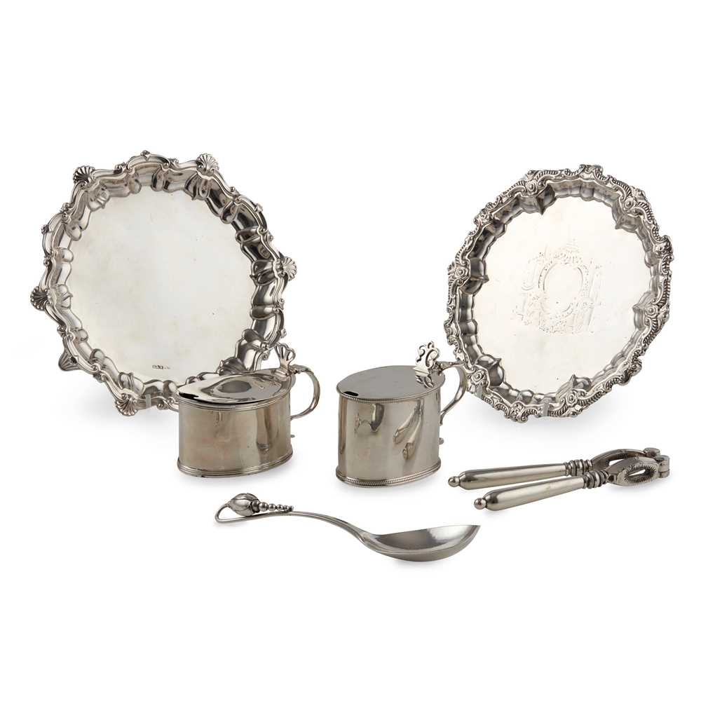 A GEORGE III CARD TRAY Dorothy