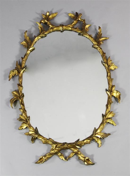 A George III carved giltwood and