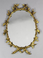 A George III carved giltwood a