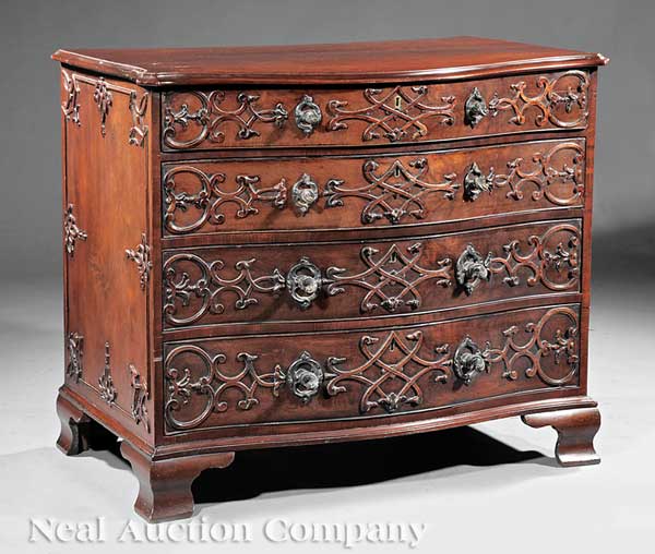 A George III Carved Mahogany