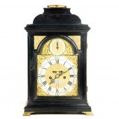 A GEORGE III EBONIZED BRACKET