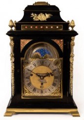A George III ebony veneered ei