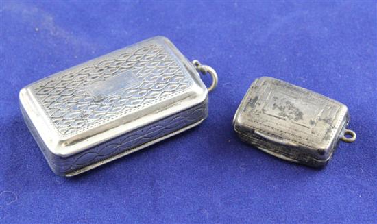 A George III engraved silver