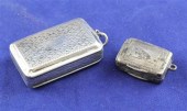 A George III engraved silver r